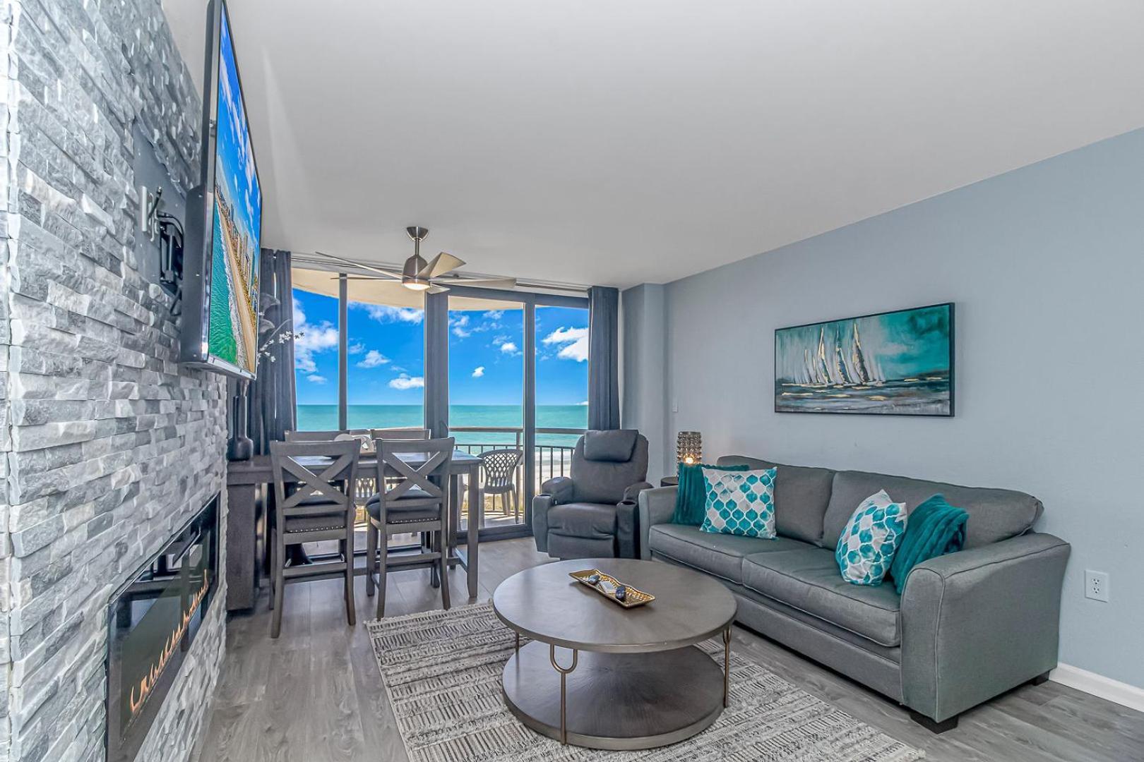 5Th Floor Direct Oceanfront Double Suite Sleeps 6 Meridian Plaza 503 Myrtle Beach Buitenkant foto