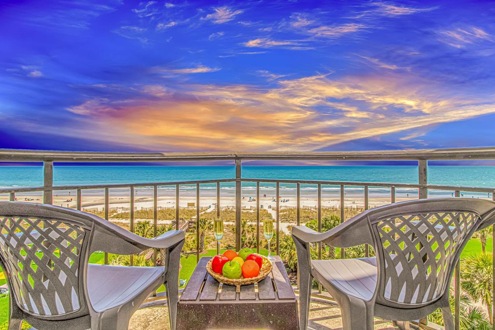 5Th Floor Direct Oceanfront Double Suite Sleeps 6 Meridian Plaza 503 Myrtle Beach Buitenkant foto