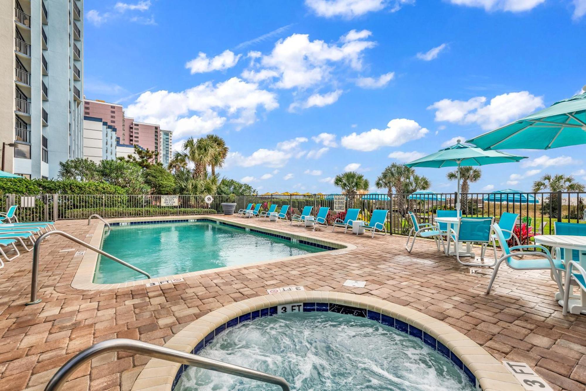 5Th Floor Direct Oceanfront Double Suite Sleeps 6 Meridian Plaza 503 Myrtle Beach Buitenkant foto