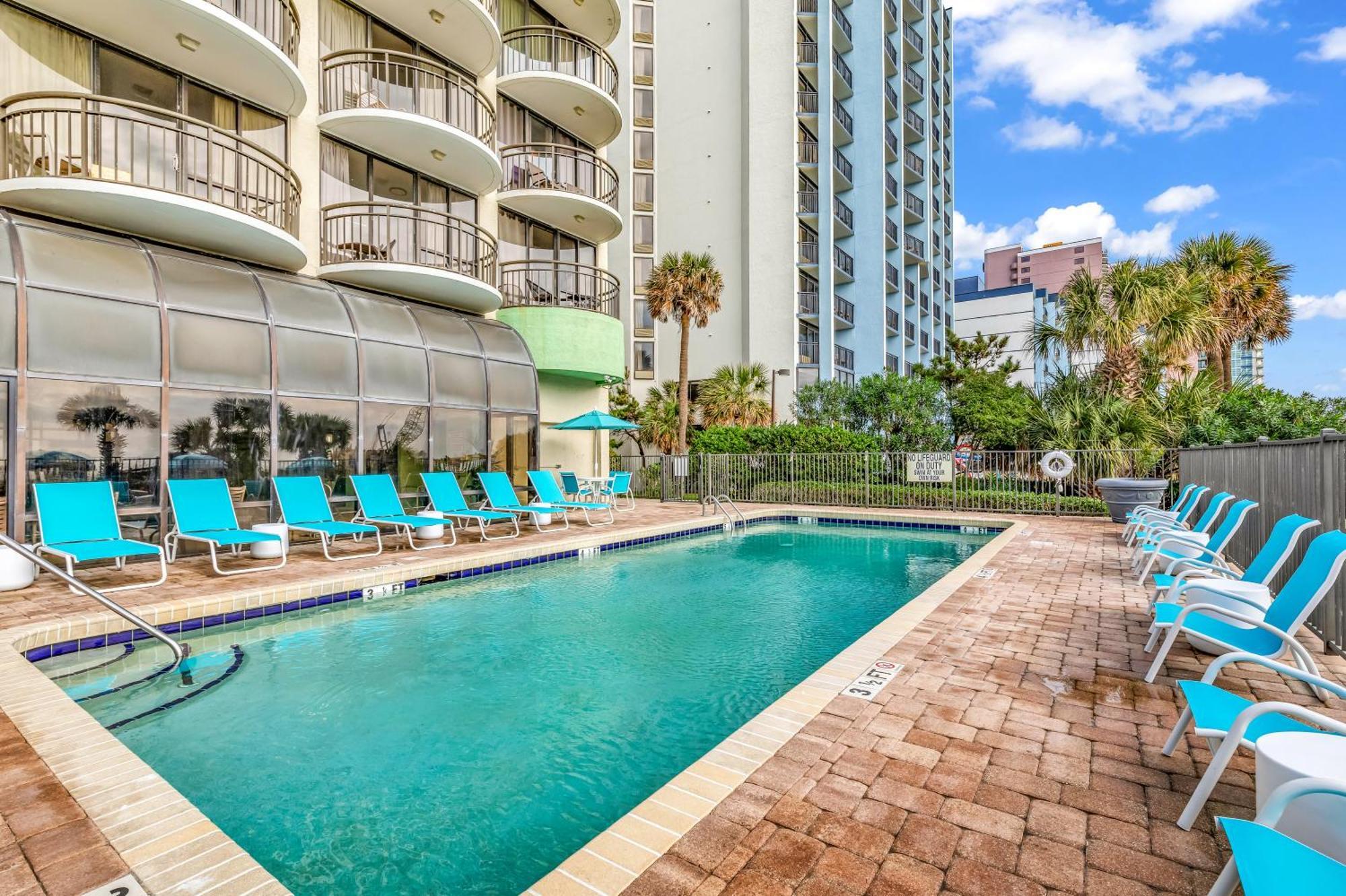 5Th Floor Direct Oceanfront Double Suite Sleeps 6 Meridian Plaza 503 Myrtle Beach Buitenkant foto